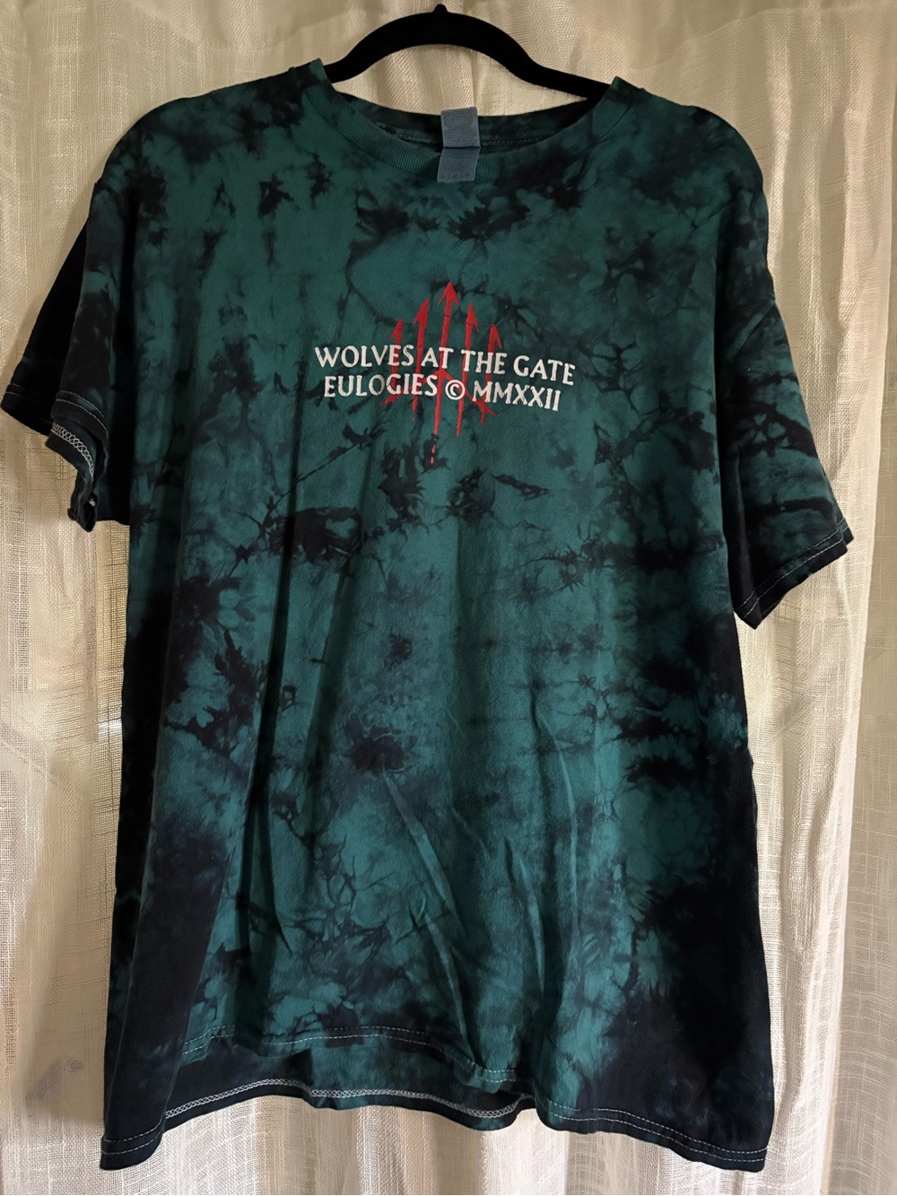 Wolves at the Gate band Tie-Dye T-Shirt size Large